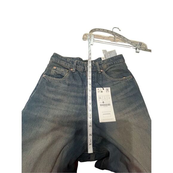 SRADIVARIUS Womans Loose Wide Fit Jeans Sz 4/32 NWT - Picture 8 of 10